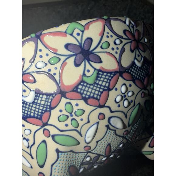 Javier Servin Mexico Talavera Soup Serving Bowl w/ Ladle & Underplate - Picture 8 of 12